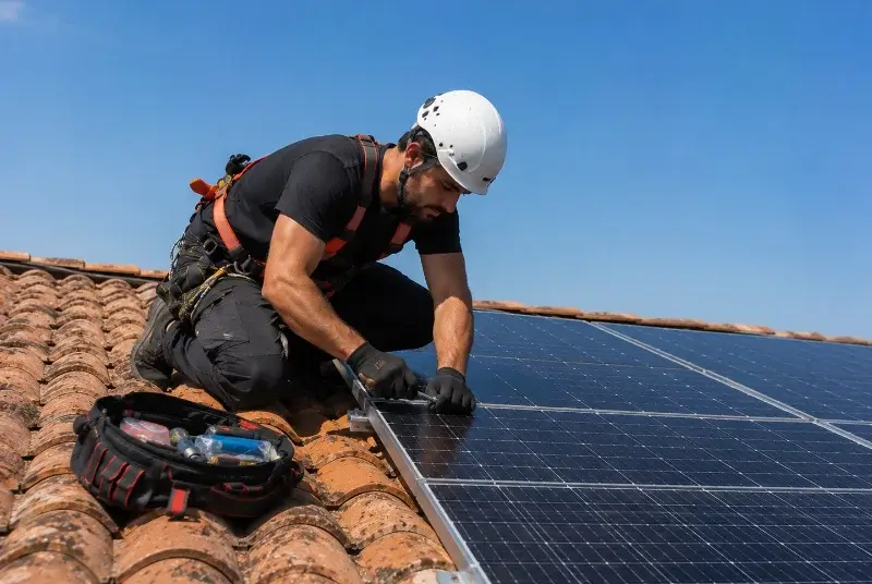 Maintenance et monitoring de panneaux solaires à Schirrhoffen