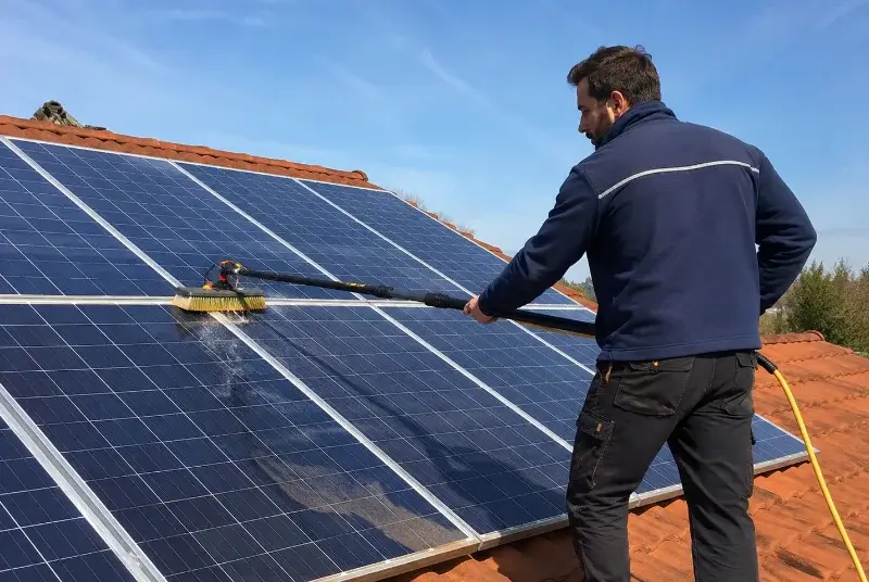 Nettoyage et entretien de panneaux solaires à Schirrhoffen